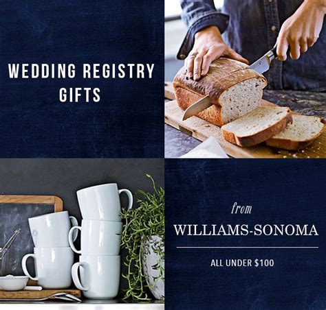 williams and sonoma wedding registry|More.